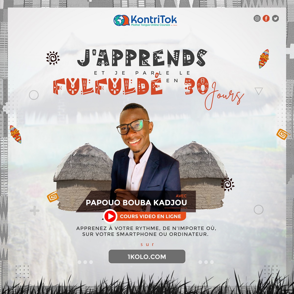 J'apprends et je parle le fulfuldé en 30 leçons